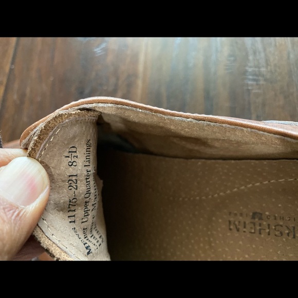 Florsheim men’s leather brown derby shoes size 8.5 - Picture 6 of 6